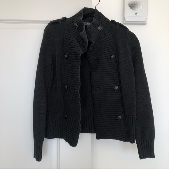 LRL double breasted button sweater - Picture 2 of 7